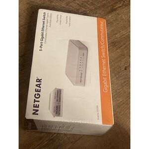 NETGEAR (GS205100PAS) 5 Port Gigabit Ethernet‎ Switch - New/ Sealed